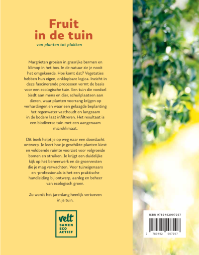 Fruit in de tuin achterflap Fruit in de tuin achterflap